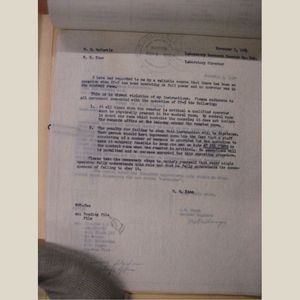 Zinn 1954 memo