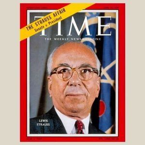 Lewis Strauss on front page of Time magazine
