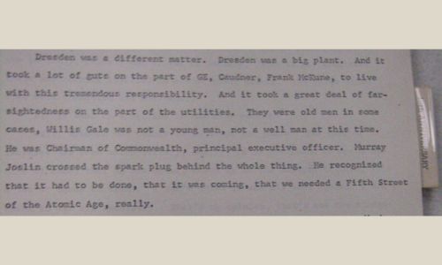 Snippet from Untermyer interview