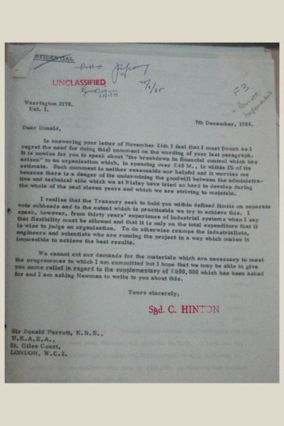 Hinton letter