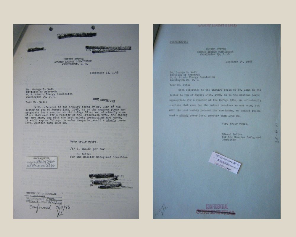 Teller 1948 letter versions