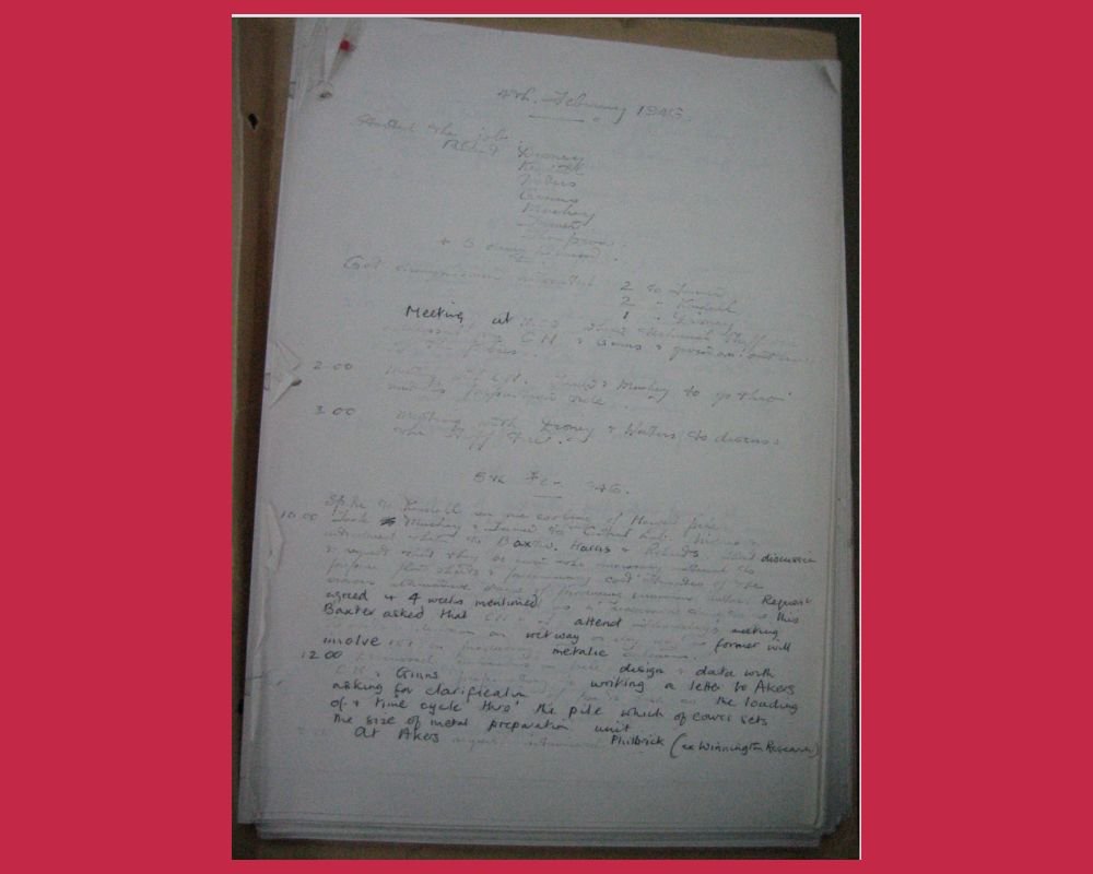 Leonard Owen diary page