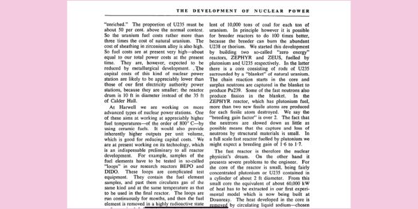 Cockcroft speech extract