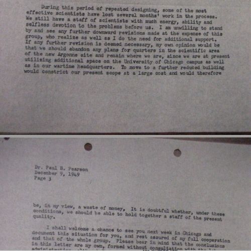 Brues letter