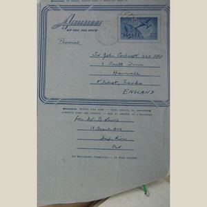1954 letter from Lewis to Cockcroft