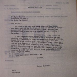 Hilberry letter to Compton