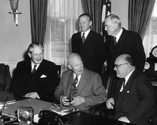 Eisenhower-Macmillan meeting 1957