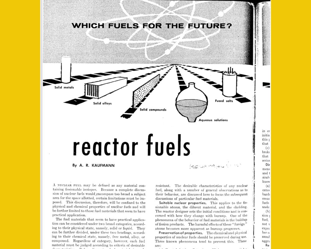 1957 Nucleonics article