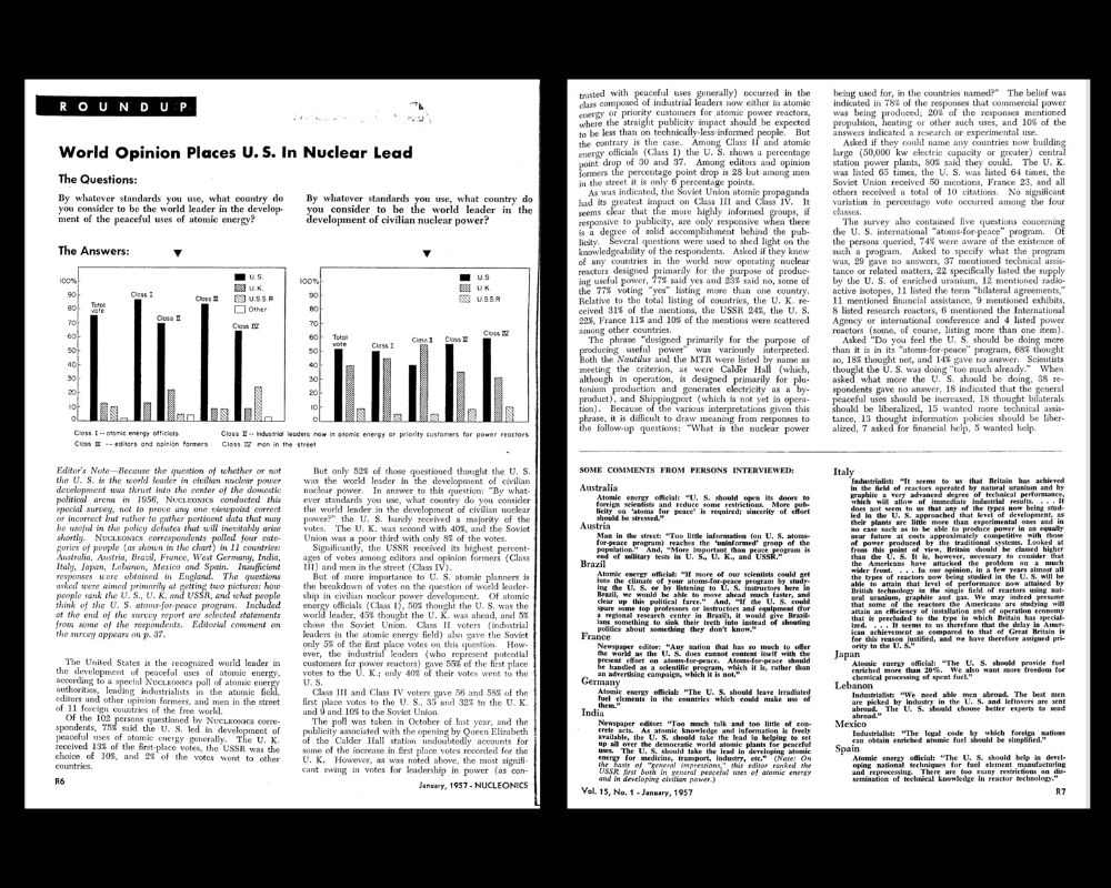 1957 Nucleonics article