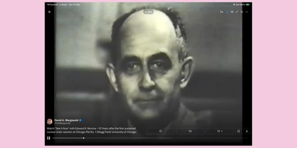 Enrico Fermi on TV in 1952