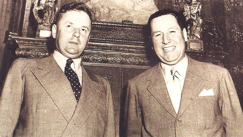 Wikipedia image of Ronald Richter & Juan Peron